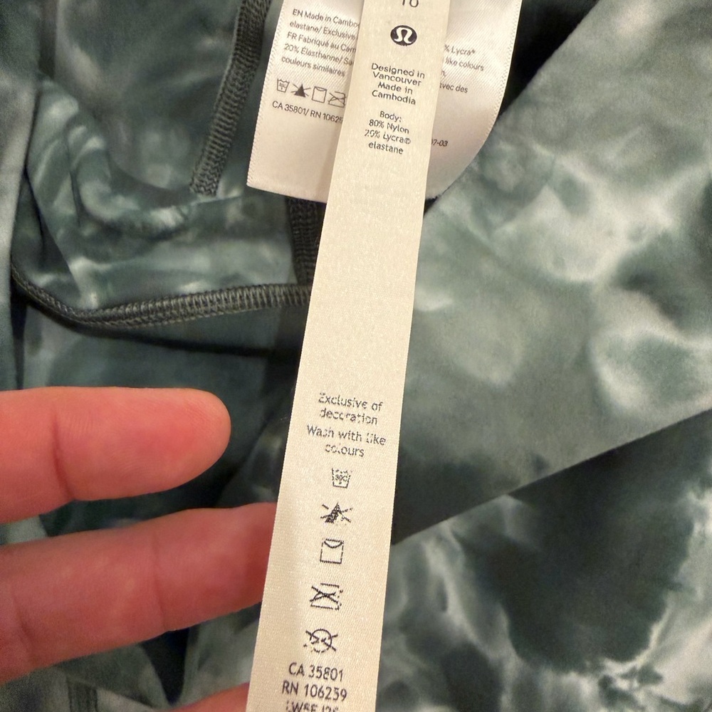 Lululemon Align High-Rise Pant with Pockets 25" Diamond Dye Smoked Spruce - Picture 6 of 7